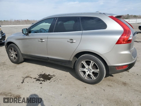 2013 Volvo XC60 T6 with VIN YV4902DZ1D2407280, listed as a Copart auction lot 50315555 with 162,855 mi miles and Salvage Title. Bid and sale history available at carsss.com. Image 2.