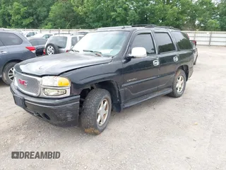 2003 GMC Yukon Denali z VIN 1GKEK63U23J155699, wystawiony jako IAAI lot #42419936 z przebiegiem 197 218 mil mil oraz . Historia ofert i sprzedaży dostępna na DreamBid. Obrazek 2.