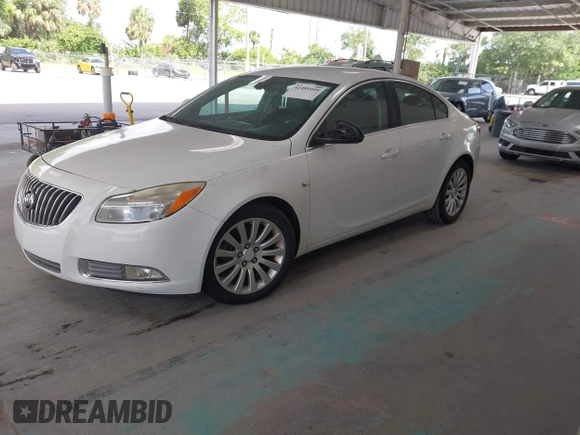 2011 Buick Regal CXL Turbo TO5 with VIN W04GZ5GV4B1091722, listed as a IAAI auction lot 42489999 with 136,136 mi miles and . Bid and sale history available at DreamBid. Image 2.