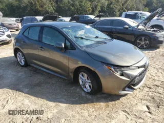 2020 Toyota Corolla Hatchback SE with VIN JTND4RBE0L3094866, listed as a Copart auction lot 73924134 with 0 mi miles and Non Repairable. Bid and sale history available at carsss.com. Image 4.
