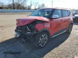 2020 Kia Soul X-Line with VIN KNDJ23AUXL7010936, listed as a Copart auction lot 79499203 with 55,335 mi miles and Salvage Title. Bid and sale history available at carsss.com. Image 1.