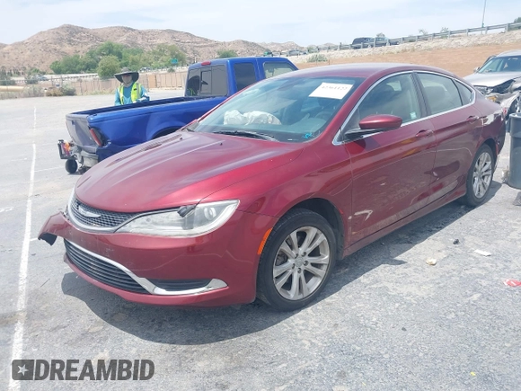 2015 Chrysler 200 Limited with VIN 1C3CCCAB8FN705635, listed as a IAAI auction lot 42361122 with 75,621 mi miles and . Bid and sale history available at DreamBid. Image 2.