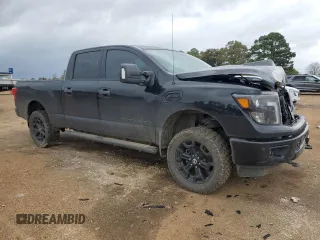 2018 Nissan Titan XD Platinum Reserve with VIN 1N6BA1F41JN515967, listed as a Copart auction lot 81077914 with 91,085 mi miles and Salvage Title. Bid and sale history available at carsss.com. Image 4.