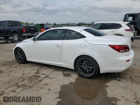 2012 Lexus IS 250 C with VIN JTHFF2C23C2524901, listed as a Copart auction lot 53550135 with 67,652 mi miles and Salvage title. Bid and sale history available at DreamBid. Image 2.