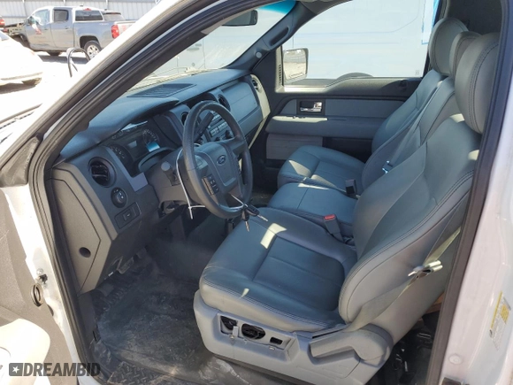 2014 Ford F-150 XL with VIN 1FTNF1CF2EKG40944, listed as a Copart auction lot 45342825 with 43,854 mi miles and Salvage Title. Bid and sale history available at carsss.com. Image 8.