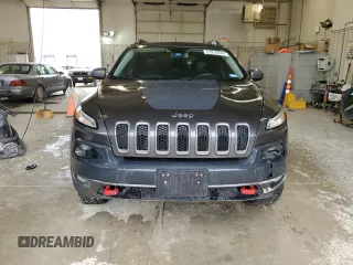 2017 Jeep Cherokee Trailhawk L Plus with VIN 1C4PJMBB6HW564908, listed as a Copart auction lot 72914244 with 0 mi miles and Salvage Title. Bid and sale history available at carsss.com. Image 5.