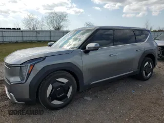 2024 Kia EV9 Light Long Range with VIN KNDAB5S13R6030945, listed as a Copart auction lot 48801575 with 6,513 mi miles and Salvage Title. Bid and sale history available at carsss.com. Image 1.
