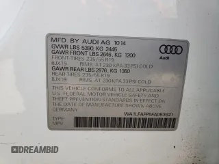 2015 Audi Q5 Premium Plus with VIN WA1LFAFP5FA053621, listed as a Copart auction lot 45708805 with 81,099 mi miles and Salvage Title. Bid and sale history available at carsss.com. Image 15.