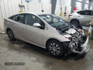 2020 Toyota Prius LE with VIN JTDKARFP2L3134042, listed as a Copart auction lot 54180165 with 66,854 mi miles and Salvage Title. Bid and sale history available at DreamBid. Image 4.