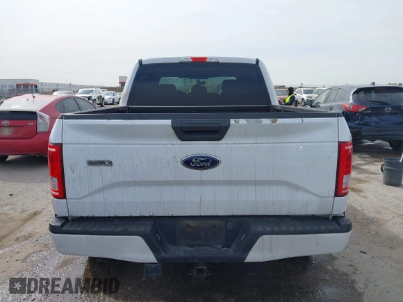 2017 Ford F-150 XL with VIN 1FTEW1CF4HKC80743, listed as a IAAI auction lot 41728068 with 100,094 mi miles. Bid and sale history available at carsss.com. Image 16.