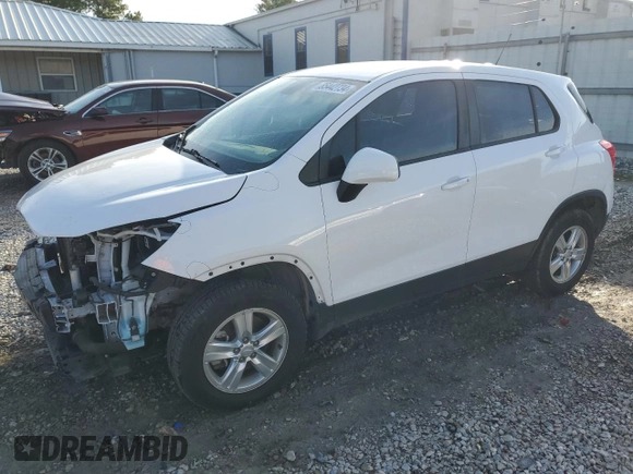 2019 Chevrolet Trax LS with VIN 3GNCJNSB6KL245341, listed as a Copart auction lot 85442734 with 85,000 mi miles and Salvage Title. Bid and sale history available at carsss.com. Image 1.