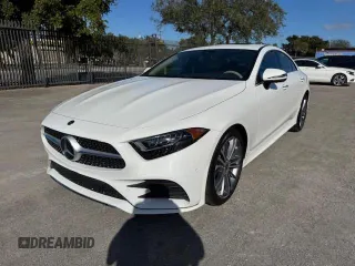 2021 Mercedes-Benz CLS with VIN W1K2J5JB2MA087196, listed as a Copart auction lot 54357935 with 7,048 mi miles and Non Repairable. Bid and sale history available at carsss.com. Image 1.