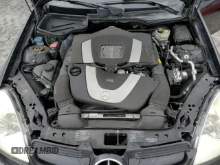 2005 Mercedes-Benz SLK-Class with VIN WDBWK56F85F041220, listed as a Copart auction lot 76470624 with 111,081 mi miles and Salvage Title. Bid and sale history available at carsss.com. Image 11.