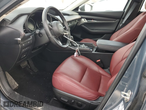 2023 Mazda 3 S Preferred with VIN 3MZBPACM7PM378961, listed as a Copart auction lot 83848004 with 19,510 mi miles and Salvage Title. Bid and sale history available at DreamBid. Image 7.