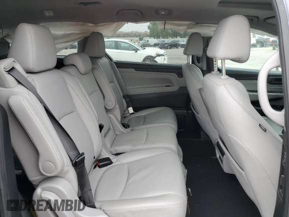 2023 Honda Odyssey EX-L with VIN 5FNRL6H66PB080121, listed as a Copart auction lot 43962925 with Not Provided miles and Salvage Title. Bid and sale history available at carsss.com. Image 12.