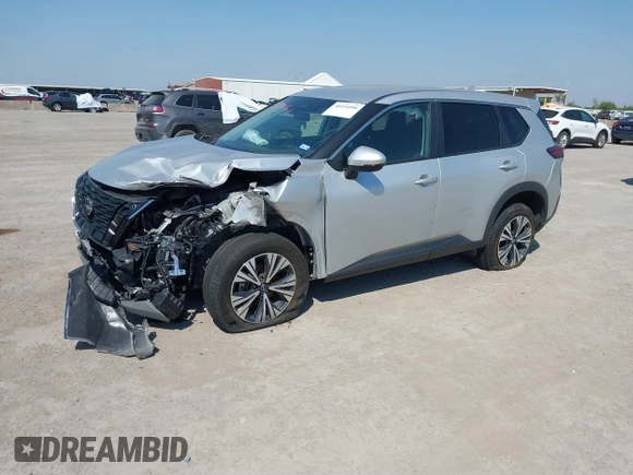 2022 Nissan Rogue SV with VIN 5N1BT3BB1NC708873, listed as a IAAI auction lot 40524996 with 59,684 mi miles. Bid and sale history available at carsss.com. Image 6.