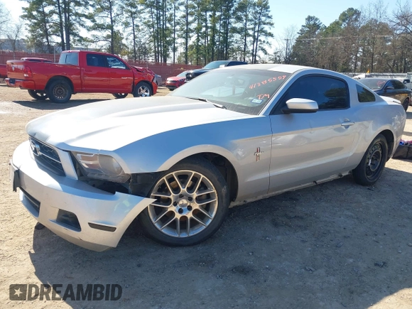 2012 Ford Mustang V6 Premium with VIN 1ZVBP8AM1C5224001, listed as a IAAI auction lot 41385559 with 165,123 mi miles. Bid and sale history available at carsss.com. Image 18.