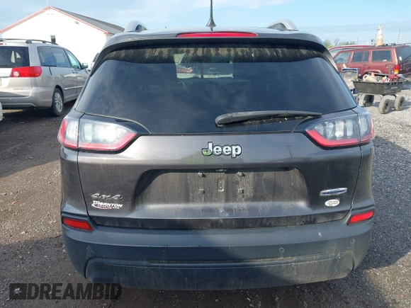 2019 Jeep Cherokee Latitude Plus with VIN 1C4PJMLB8KD208039, listed as a IAAI auction lot 42166196 with 126,327 mi miles and . Bid and sale history available at carsss.com. Image 16.