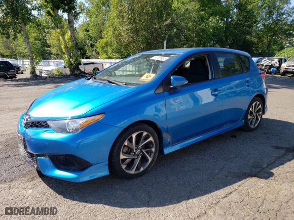 2016 Scion iM with VIN JTNKARJE3GJ509441, listed as a Copart auction lot 67490934 with 56,632 mi miles and Salvage Title. Bid and sale history available at carsss.com. Image 1.