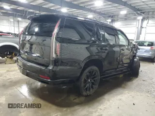 2024 Cadillac Escalade 4WD Sport with VIN 1GYS4FKL4RR310968, listed as a Copart auction lot 48261475 with 5,389 mi miles and Salvage title. Bid and sale history available at DreamBid. Image 3.