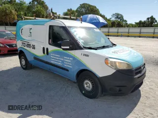 2016 Ram ProMaster City Cargo Tradesman with VIN ZFBERFAT0G6B52042, listed as a Copart auction lot 61444835 with 143,723 mi miles and Salvage title. Bid and sale history available at DreamBid. Image 4.