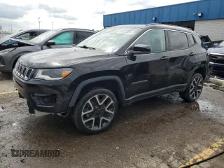 2018 Jeep Compass Limited с VIN 3C4NJDCB0JT101048, выставлен на аукционе Copart как лот 58133885 с пробегом 62 177 миль миль и Чистый • Clean title. История ставок и продаж доступна на DreamBid. Изображение 1.