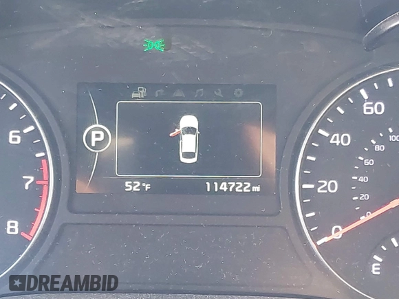 2016 Kia Optima SXL Turbo with VIN 5XXGV4L2XGG051938, listed as a IAAI auction lot 41400484 with 114,722 mi miles. Bid and sale history available at carsss.com. Image 7.