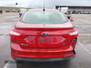 2014 Ford Focus SE with VIN 1FADP3F22EL112110, listed as a IAAI auction lot 41582585 with 107,285 mi miles. Bid and sale history available at carsss.com. Image 16.