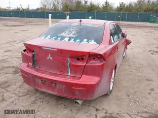 2011 Mitsubishi Lancer ES with VIN JA32U2FU0BU012484, listed as a IAAI auction lot 41696429 with 117,050 mi miles. Bid and sale history available at carsss.com. Image 4.