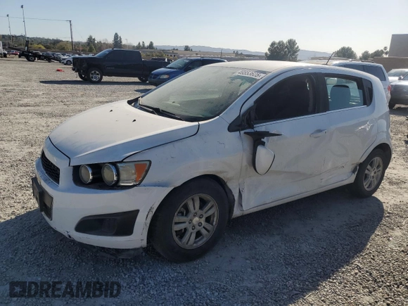2016 Chevrolet Sonic LT with VIN 1G1JC6SG8G4150331, listed as a Copart auction lot 49553625 with 124,336 mi miles and Clean Title. Bid and sale history available at carsss.com. Image 1.