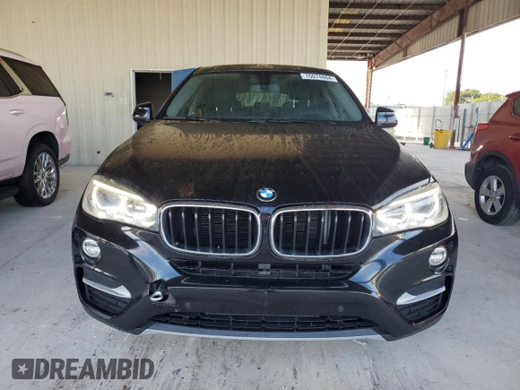 2016 BMW X6 sDrive35i with VIN 5UXKU0C5XG0F92586, listed as a Copart auction lot 76074884 with 110,416 mi miles and Salvage Title. Bid and sale history available at carsss.com. Image 5.