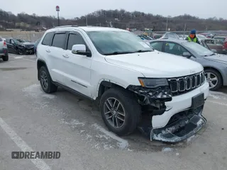 2017 Jeep Grand Cherokee Limited with VIN 1C4RJFBG7HC701372, listed as a IAAI auction lot 41549878 with 117,277 mi miles. Bid and sale history available at carsss.com. Image 1.