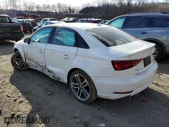 2018 Audi A3 Sedan Premium with VIN WAUB8GFF5J1040976, listed as a Copart auction lot 47027244 with 55,097 mi miles. Bid and sale history available at carsss.com. Image 2.