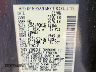 2006 Nissan Xterra SE с VIN 5N1AN08U06C529819, выставлен на аукционе Copart как лот 59984455 с пробегом 175 721 миль миль и Чистый • Clean title. История ставок и продаж доступна на DreamBid. Изображение 13.