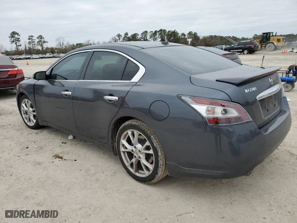2012 Nissan Maxima 3.5 SV w/Sport Pkg with VIN 1N4AA5AP9CC814599, listed as a Copart auction lot 89411685 with 164,964 mi miles and Salvage Title. Bid and sale history available at carsss.com. Image 2.