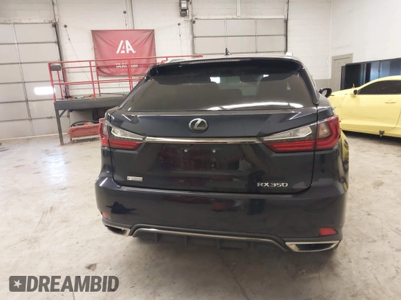 2021 Lexus RX 350 F Sport with VIN 2T2SZMDA6MC293404, listed as a IAAI auction lot 41825619 with 61,599 mi miles and . Bid and sale history available at DreamBid. Image 17.