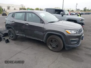 2018 Jeep Compass Sport with VIN 3C4NJCAB6JT502651, listed as a IAAI auction lot 42100724 with 84,238 mi miles and . Bid and sale history available at DreamBid. Image 13.