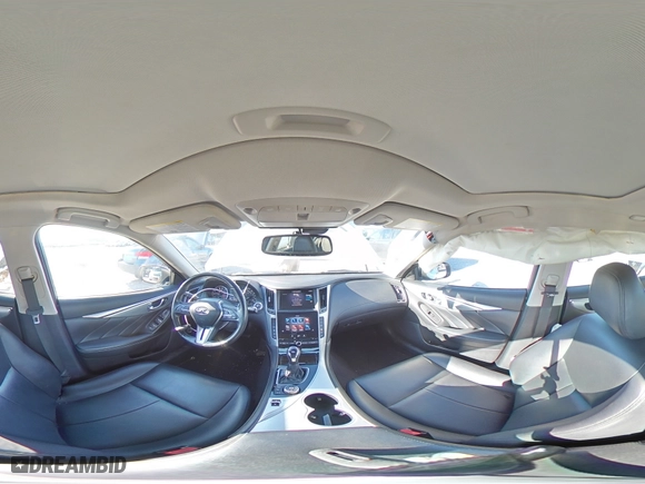 2020 Infiniti Q50 3.0t LUXE with VIN JN1EV7AR2LM255486, listed as a Copart auction lot 45657425 with 100,270 mi miles and Salvage Title. Bid and sale history available at carsss.com. Image 13.