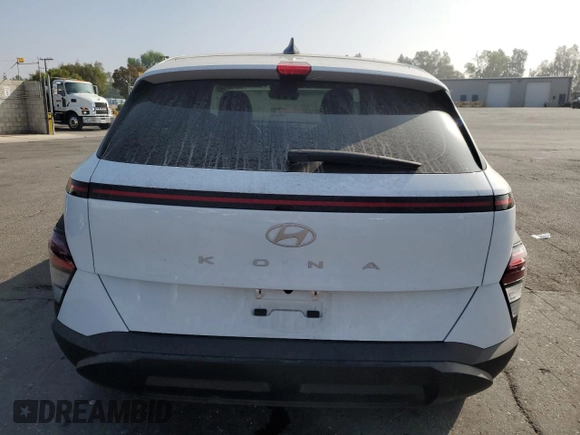2024 Hyundai Kona Essential with VIN KM8HA3AB1RU098555, listed as a Copart auction lot 73239244 with 9,697 mi miles and Salvage Title. Bid and sale history available at DreamBid. Image 6.