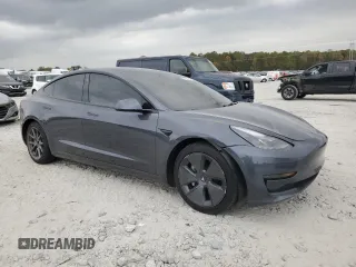 2023 Tesla Model 3 with VIN 5YJ3E1EA2PF417931, listed as a Copart auction lot 78886514 with 12,441 mi miles and Salvage Title. Bid and sale history available at DreamBid. Image 4.