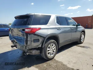 2021 Chevrolet Traverse LS with VIN 1GNERFKWXMJ111923, listed as a Copart auction lot 52743655 with 121,998 mi miles and Non Repairable. Bid and sale history available at carsss.com. Image 3.