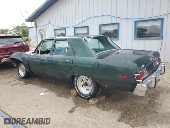 1976 Plymouth Valiant z VIN VL41C6F132520, wystawiony jako Copart lot #63045165 z przebiegiem 63 541 mil mil oraz Szkoda całkowita • Salvage title. Historia ofert i sprzedaży dostępna na DreamBid. Obrazek 2.
