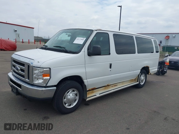 2010 Ford Econoline Passenger XL with VIN 1FBSS3BL1ADA74036, listed as a IAAI auction lot 42177046 with 205,186 mi miles. Bid and sale history available at carsss.com. Image 17.
