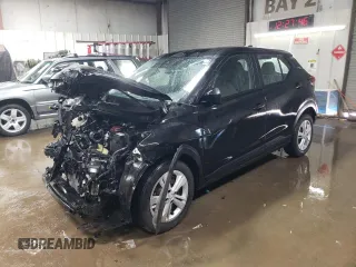 2022 Nissan Kicks S z VIN 3N1CP5BV9NL521875, wystawiony jako Copart lot #48130465 z przebiegiem 52 950 mil mil oraz Szkoda całkowita • Salvage title. Historia ofert i sprzedaży dostępna na DreamBid. Obrazek 1.