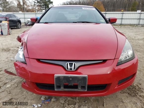 2005 Honda Accord Cpe EX with VIN 1HGCM72735A013963, listed as a Copart auction lot 84878484 with NaN miles and Clean Title. Bid and sale history available at carsss.com. Image 5.