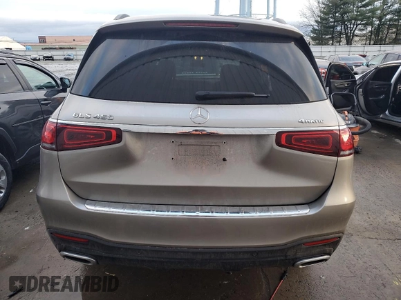 2022 Mercedes-Benz GLS 450 with VIN 4JGFF5KE8NA666941, listed as a Copart auction lot 41435944 with Not Provided miles and . Bid and sale history available at DreamBid. Image 6.