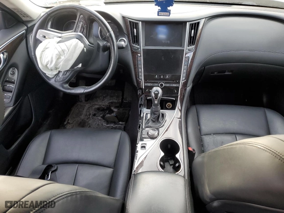 2018 Infiniti Q50 3.0t LUXE with VIN JN1EV7AR0JM444389, listed as a Copart auction lot 45236375 with 126,539 mi miles and Salvage Title. Bid and sale history available at carsss.com. Image 8.