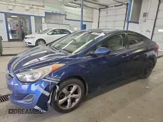 2013 Hyundai Elantra GLS z VIN KMHDH4AE4DU541557, wystawiony jako Copart lot #59220695 z przebiegiem 235 355 mil mil oraz Szkoda całkowita • Salvage title. Historia ofert i sprzedaży dostępna na DreamBid. Obrazek 1.