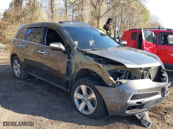 2012 Acura MDX with VIN 2HNYD2H28CH547956, listed as a IAAI auction lot 41748207 with 132,185 mi miles. Bid and sale history available at carsss.com. Image 1.