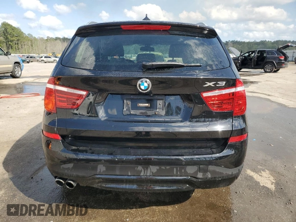 2017 BMW X3 xDrive28i with VIN 5UXWX9C33H0W76713, listed as a Copart auction lot 50805255 with 71,204 mi miles and Salvage Title. Bid and sale history available at DreamBid. Image 6.